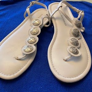 DANA BUCHMAN WHITE SANDALS